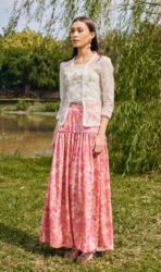 NADINE KEBAYA TOP - EGGWHITE