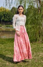 NADINE KEBAYA TOP - EGGWHITE