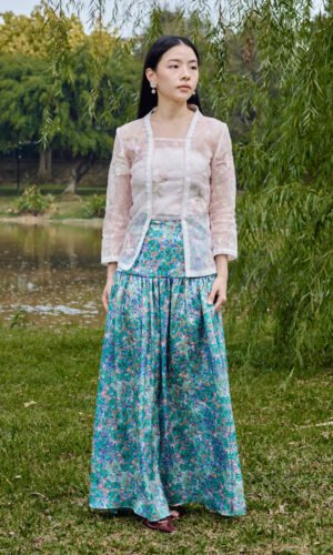NADINE KEBAYA TOP - BLUSH PINK