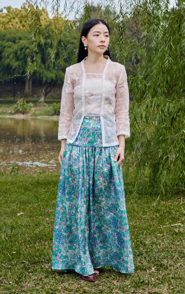 NADINE KEBAYA TOP - BLUSH PINK