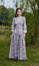 ALAIA SUMMER DRESS - OCEAN