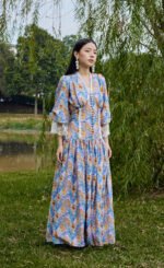 ALAIA SUMMER DRESS - OCEAN