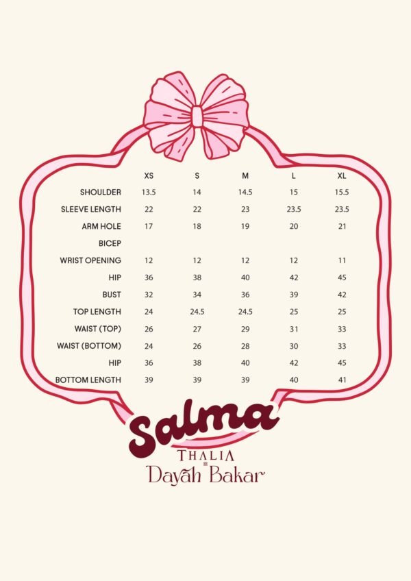 SALMA BLUSH WHITE (PREORDER)